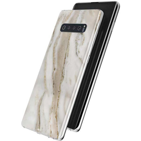 Vanilla Marble Galaxy S10 Plus Skin