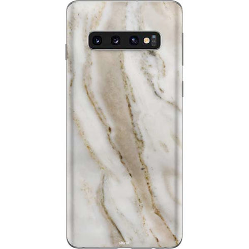 Vanilla Marble Galaxy S10 Skin