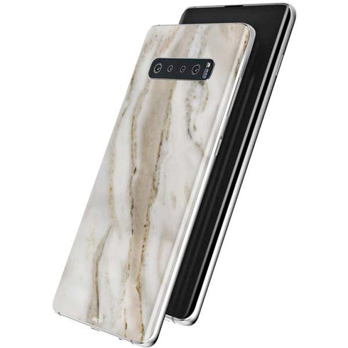 Vanilla Marble Galaxy S10 Skin