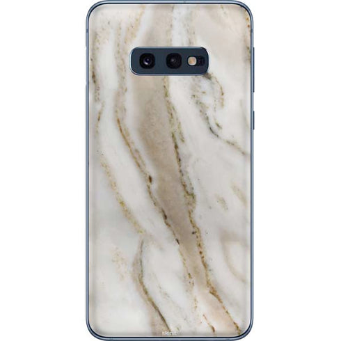 Vanilla Marble Galaxy S10e Skin