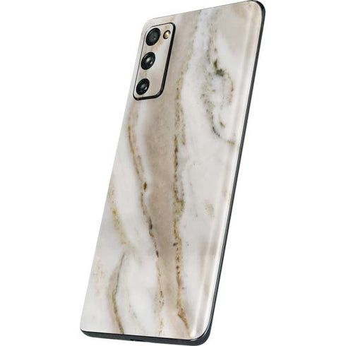 Vanilla Marble Galaxy S20 Fan Edition Skin