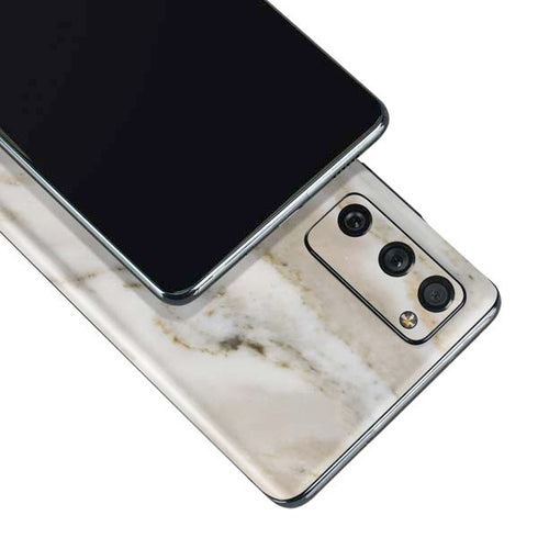 Vanilla Marble Galaxy S20 Fan Edition Skin