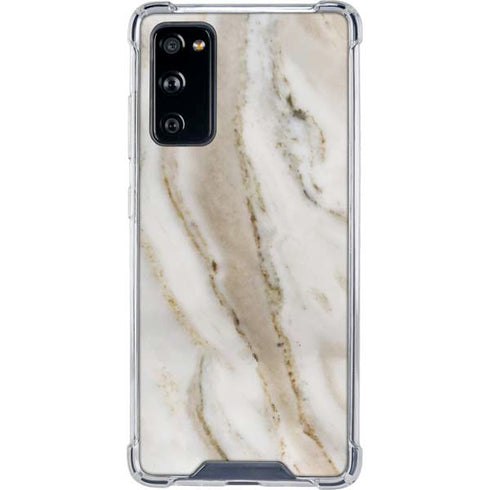 Vanilla Marble Galaxy S20 FE Clear Case
