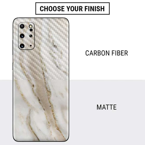 Vanilla Marble Galaxy S20 Plus Skin