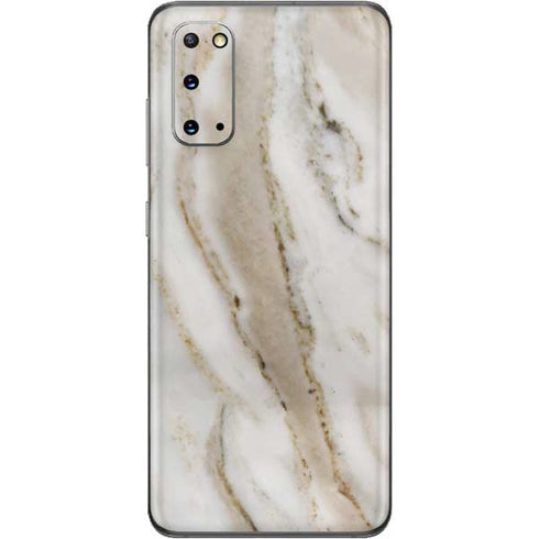 Vanilla Marble Galaxy S20 Skin
