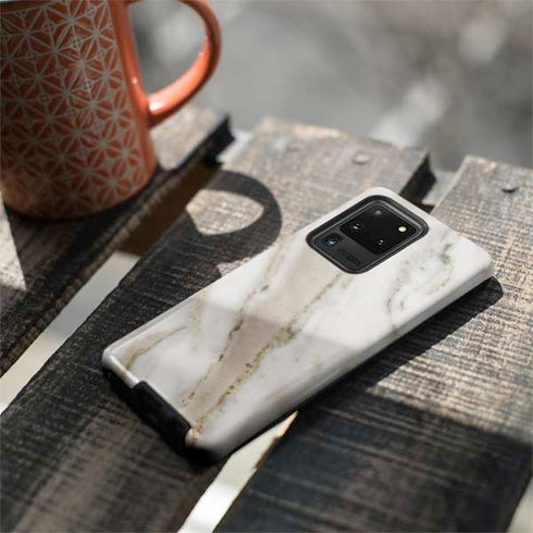 Vanilla Marble Galaxy S20 Ultra 5G Pro Case