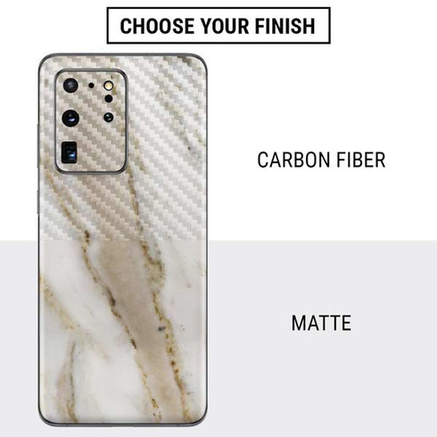 Vanilla Marble Galaxy S20 Ultra 5G Skin