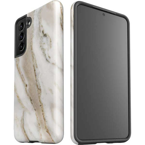 Vanilla Marble Galaxy S21 5G Pro Case