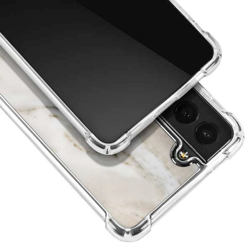 Vanilla Marble Galaxy S21 FE Clear Case