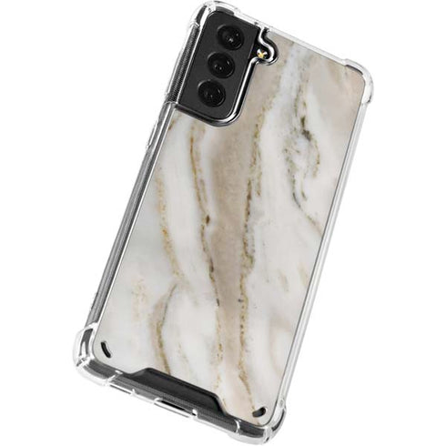 Vanilla Marble Galaxy S21 Plus 5G Clear Case