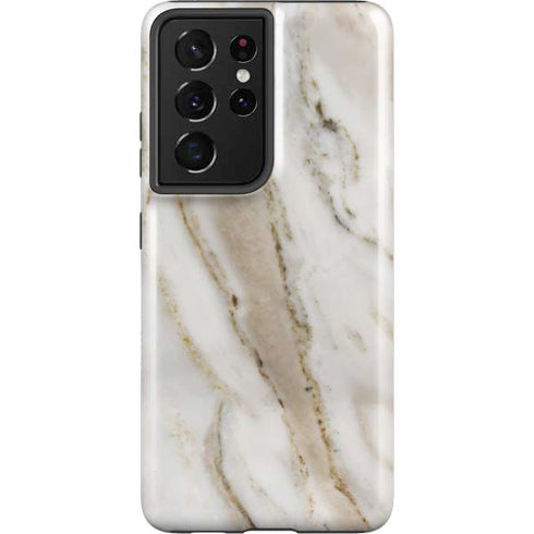 Vanilla Marble Galaxy S21 Ultra 5G Pro Case