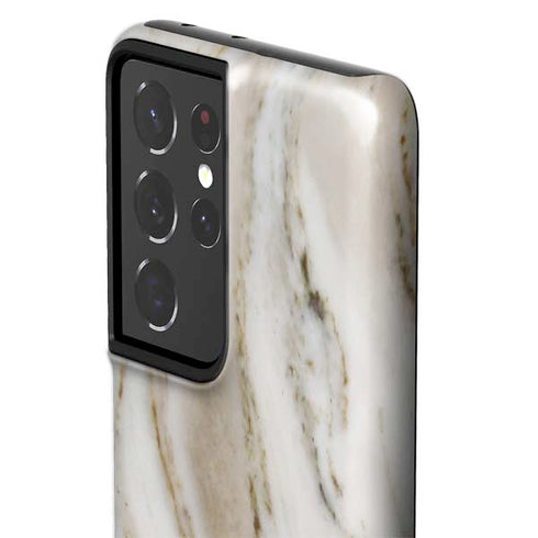 Vanilla Marble Galaxy S21 Ultra 5G Pro Case