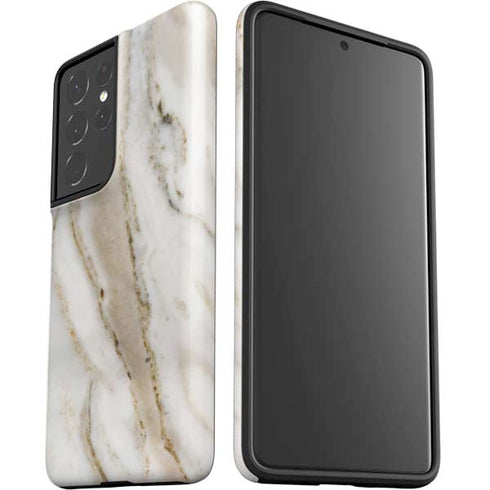 Vanilla Marble Galaxy S21 Ultra 5G Pro Case