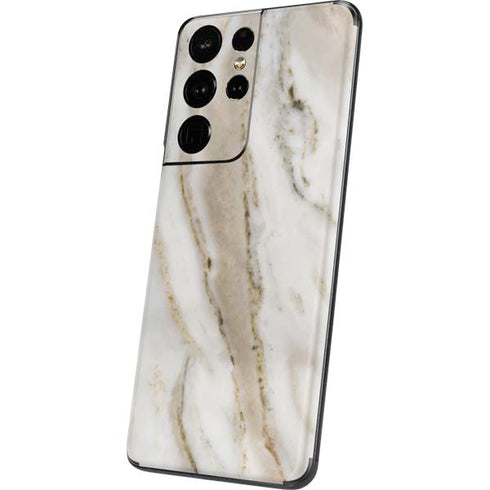 Vanilla Marble Galaxy S21 Ultra 5G Skin