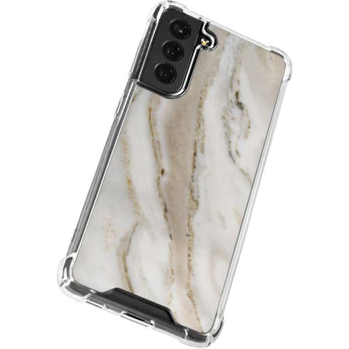 Vanilla Marble Galaxy S22 Plus Clear Case