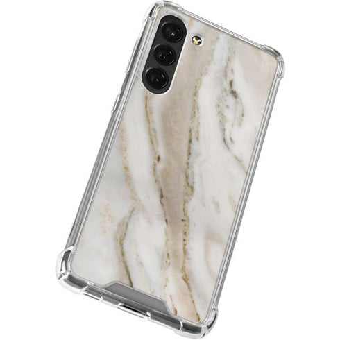 Vanilla Marble Galaxy S23 Plus Clear Case