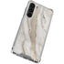 Vanilla Marble Galaxy S23 Plus Clear Case