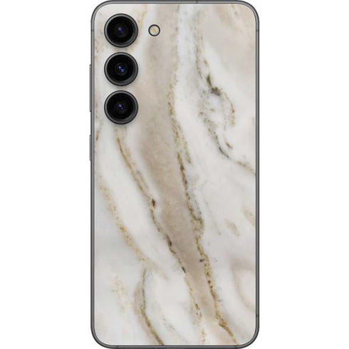 Vanilla Marble Galaxy S23 Skin