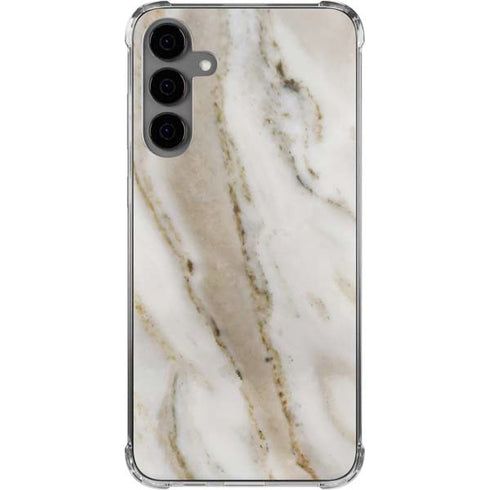 Vanilla Marble Galaxy S24 Plus Clear Case