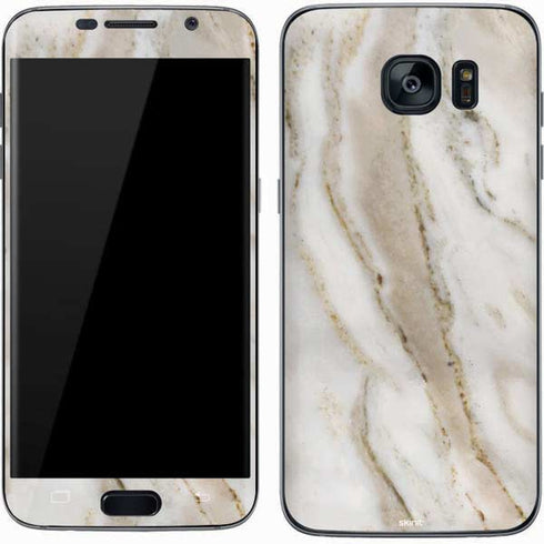 Vanilla Marble Galaxy S7 Skin