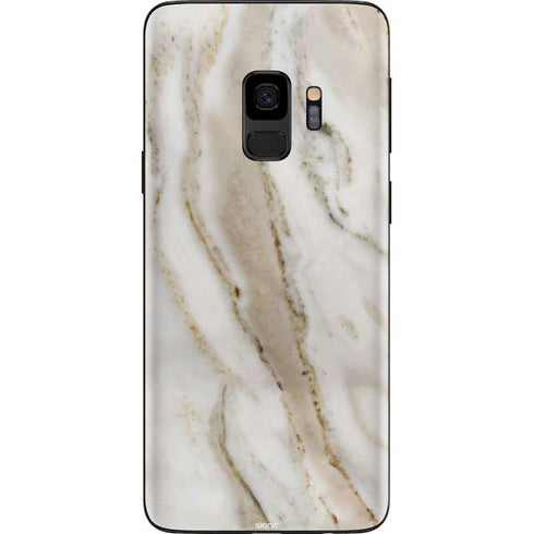 Vanilla Marble Galaxy S9 Skin