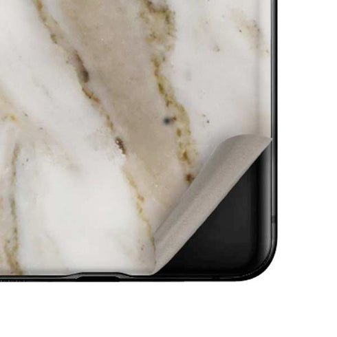 Vanilla Marble Galaxy Z Flip Skin