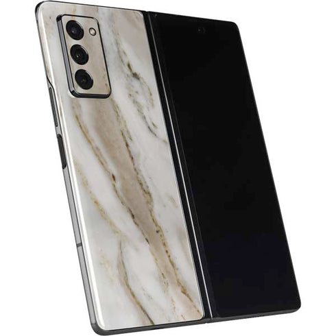 Vanilla Marble Galaxy Z Fold2 5G Skin