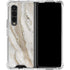 Vanilla Marble Galaxy Z Fold4 5G Clear Case