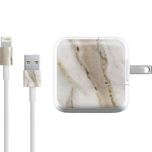 Vanilla Marble iPad Charger (10W USB) Skin
