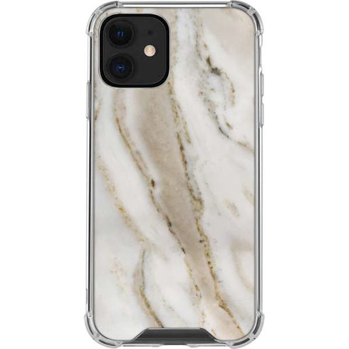 Vanilla Marble iPhone 12 Mini Clear Case