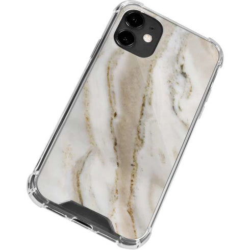 Vanilla Marble iPhone 12 Mini Clear Case