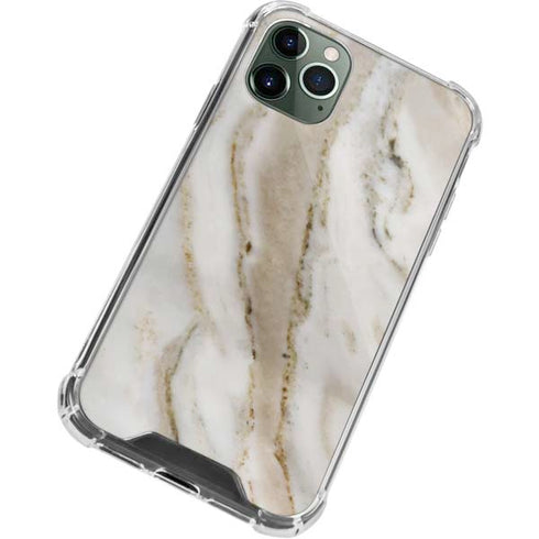 Vanilla Marble iPhone 12 Pro Clear Case
