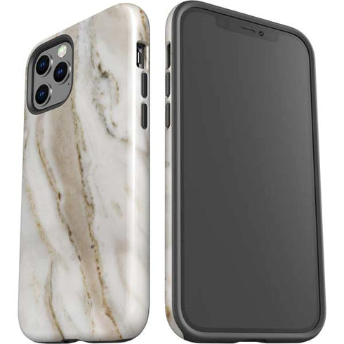 Vanilla Marble iPhone 12 Pro Impact Case