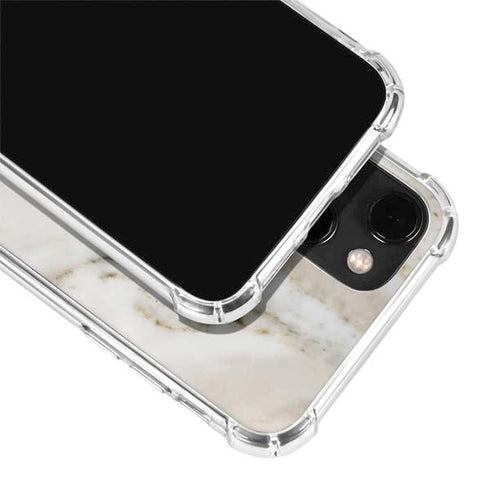 Vanilla Marble iPhone 13 Mini Clear Case