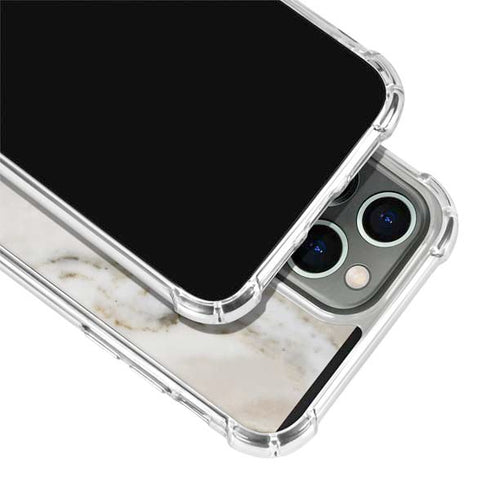 Vanilla Marble iPhone 13 Pro Clear Case