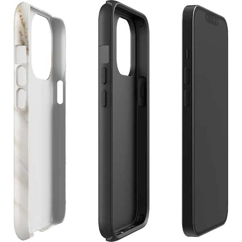 Vanilla Marble iPhone 13 Pro Impact Case