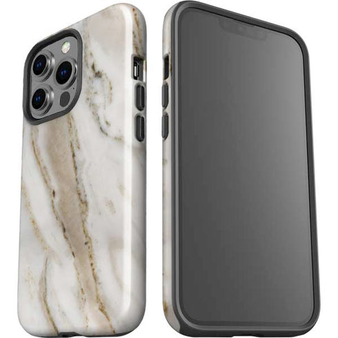 Vanilla Marble iPhone 13 Pro Impact Case