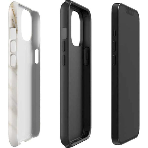 Vanilla Marble iPhone 14 Plus Impact Case
