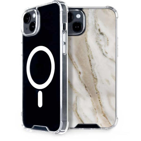 Vanilla Marble iPhone 15 MagSafe Case
