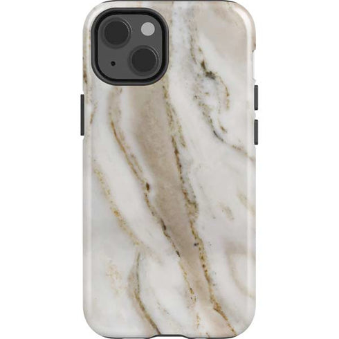 Vanilla Marble iPhone 14 Impact Case