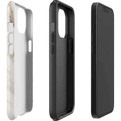 Vanilla Marble iPhone 14 Impact Case