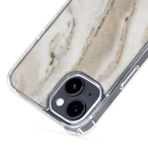 Vanilla Marble iPhone 15 Plus MagSafe Case