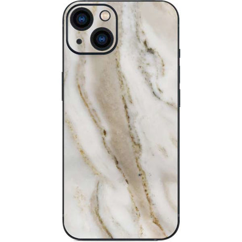 Vanilla Marble iPhone 15 Plus Skin