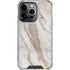 Vanilla Marble iPhone 15 Pro Clear Case