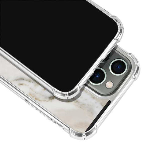 Vanilla Marble iPhone 15 Pro Clear Case