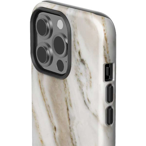 Vanilla Marble iPhone 15 Pro Impact Case