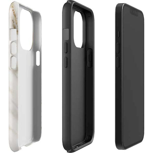 Vanilla Marble iPhone 14 Pro Impact Case