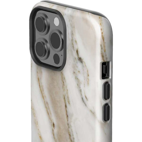 Vanilla Marble iPhone 15 Pro Max Impact Case