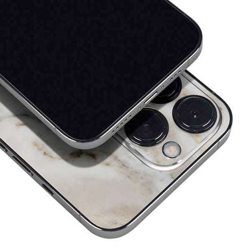 Vanilla Marble iPhone 14 Pro Skin