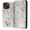 Vanilla Marble iPhone 15 Plus Folio Case